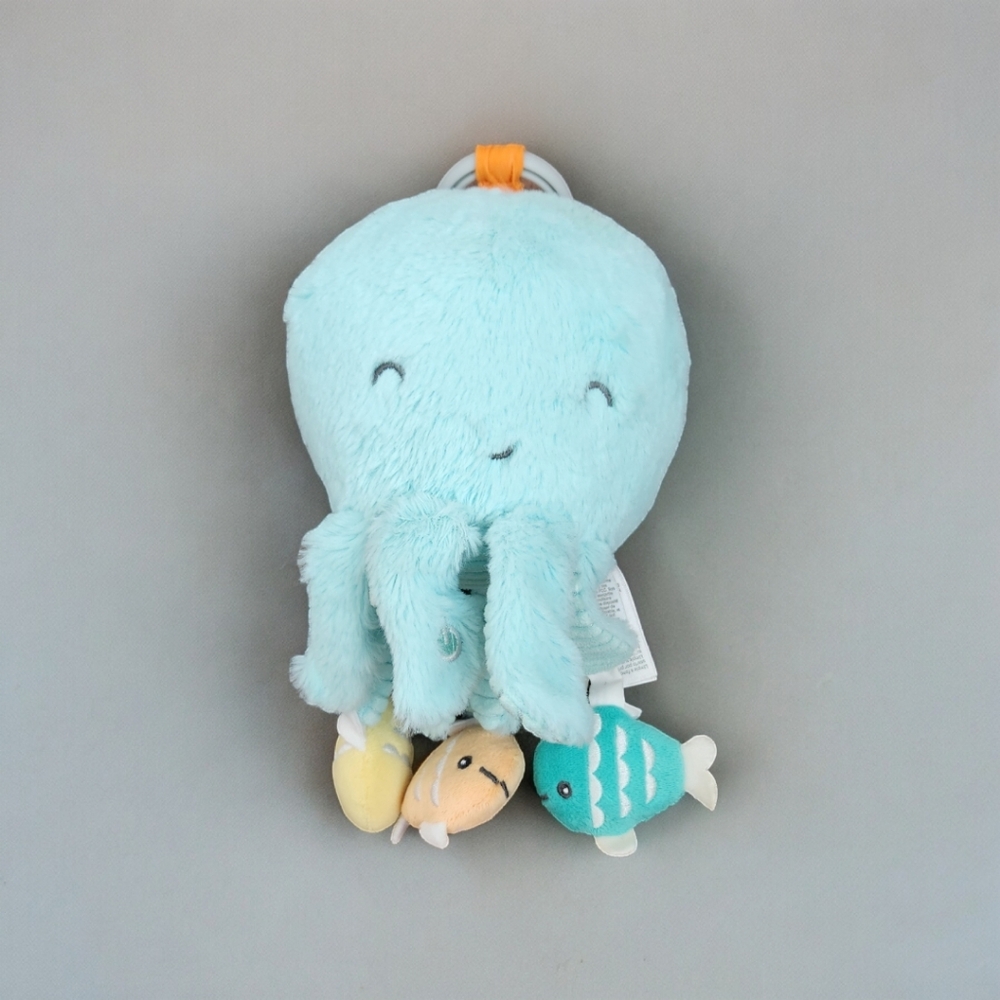 Carter's Octopus On-the-Go -- Soft Light-up Musical Baby Soother